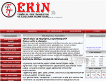 Tablet Screenshot of ekintemizlik.com